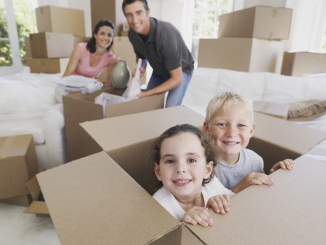 Customer placing belongings into a self storage unit