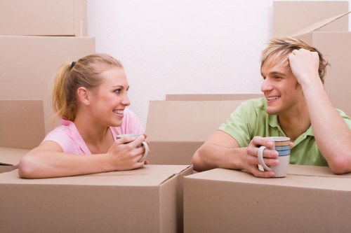 Office packing and labelled moving boxes for Paddington businesses