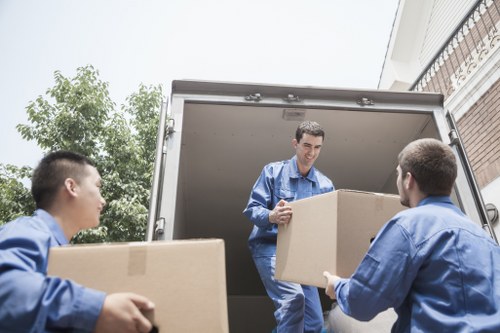 Office removal team planning a business move in Paddington