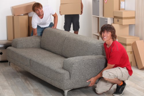 Moving student items into storage in central Paddington