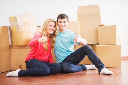 Storage unit safety and organised packing with clear access